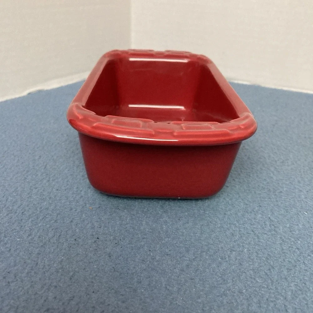 Longaberger Pottery Woven Traditions Paprika 8